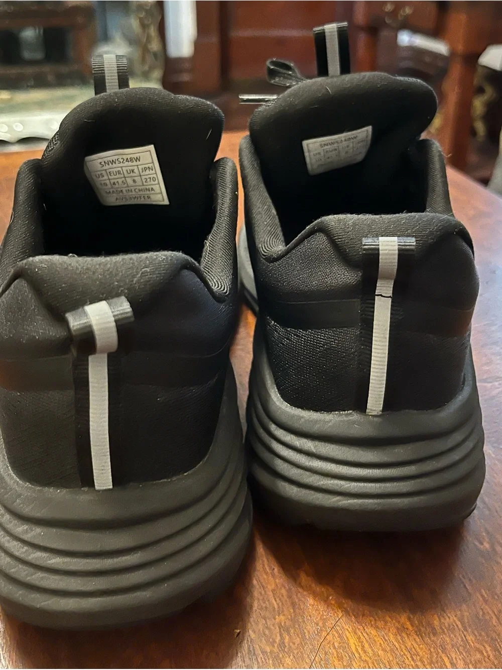 Women's Black Athletic Platform Running Shoes. TikTok shop